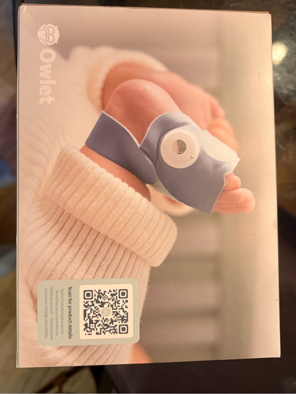 Smart Sock Wearable Baby Monitor - Blue